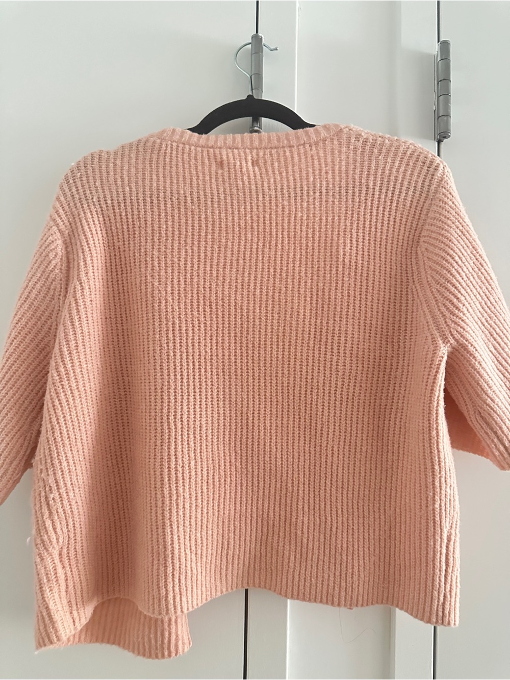 Aerie Unreal Short Sleeve Cardigan, Medium, Dusty Pink. - Picture 2 of 4
